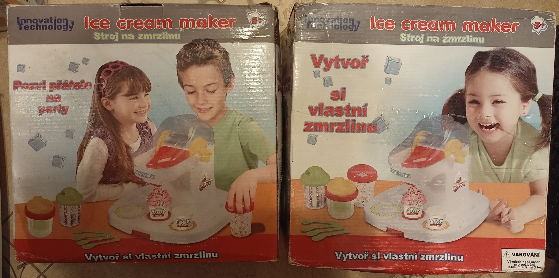 Maszynka do lodów 2szt. dla dzieci nowa