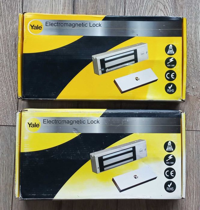 Zwora elektromagnetyczna YALE US12 540kg 12-24V elektrozwora
