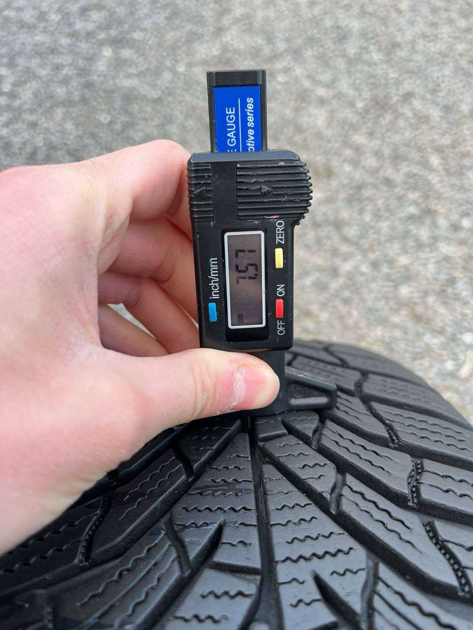Opony 195/65R15 Kumho Wintercraft WP52 Zima 2sztuki 7,57mm bieżnika
