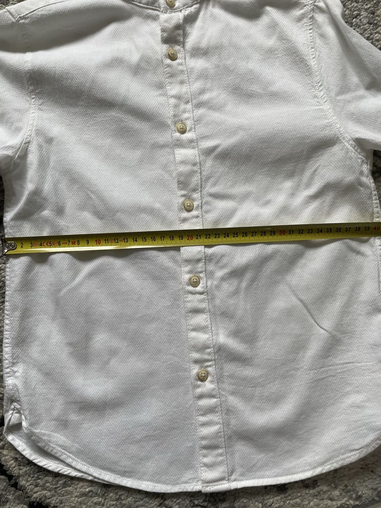 Koszula ZARA 134 biała dla chłopca chłopięca