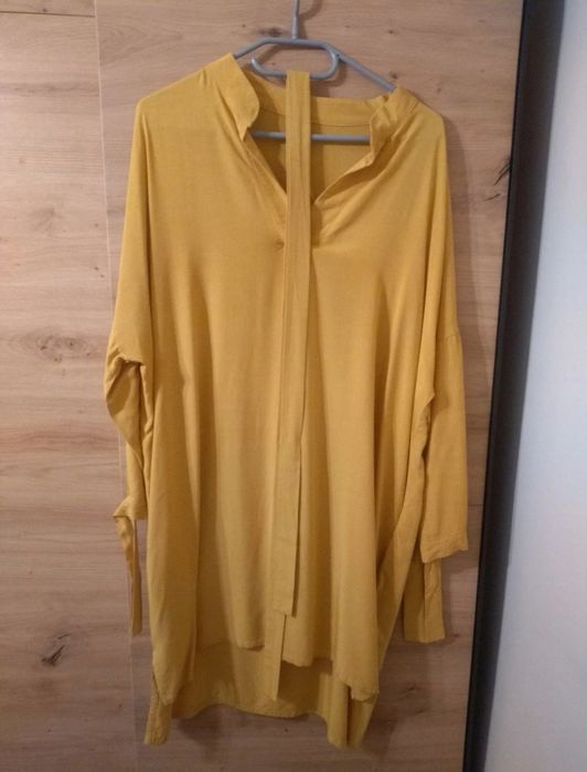 Miodowa musztardowa tunika r.uni