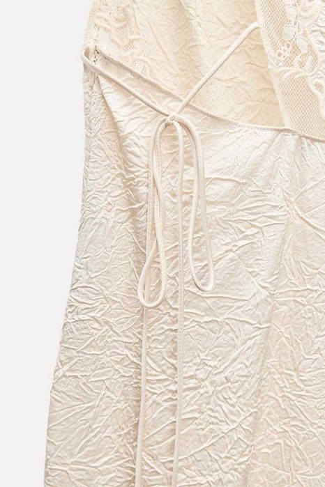 Платье сукня ночнушка zara мереживо кружево L-XL