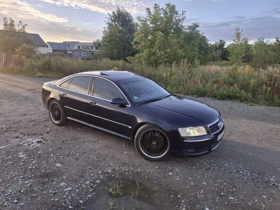 Audi a8 d3 Quattro/3.0tdi/233km/20cali/łopatkiF1/full/zamiana