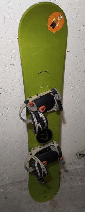 Deska snowboardowa z wiązaniami Salomon 146cm
