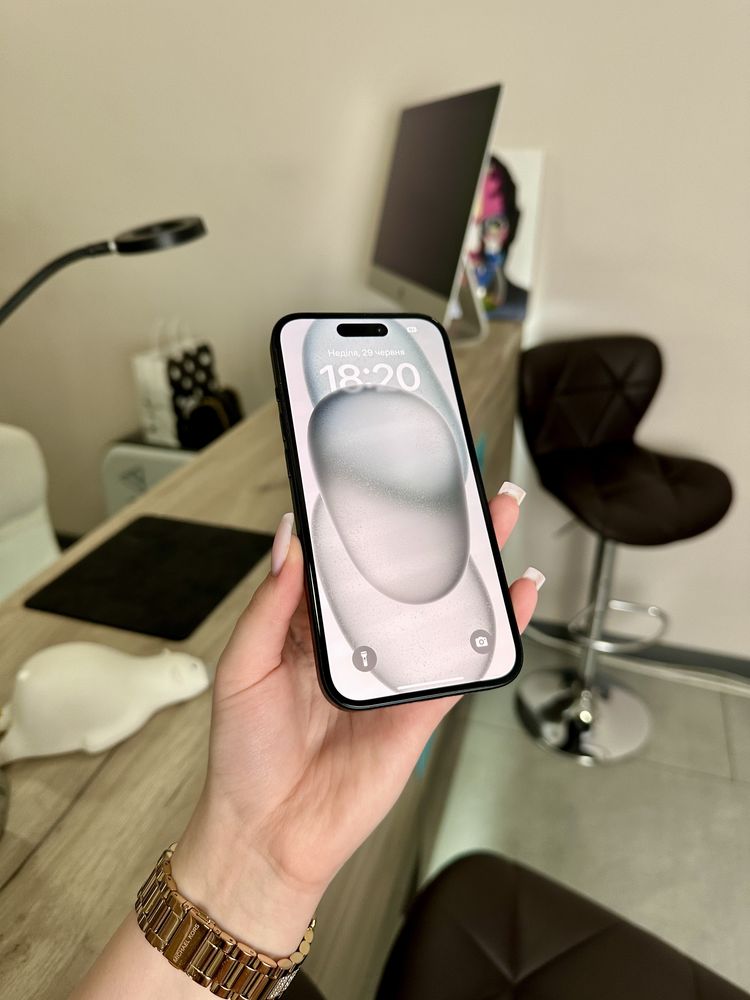 Iphone 15 128 Gb Black 99% Акб Розстрочка Обмін Магазин Знижка 1000 гр