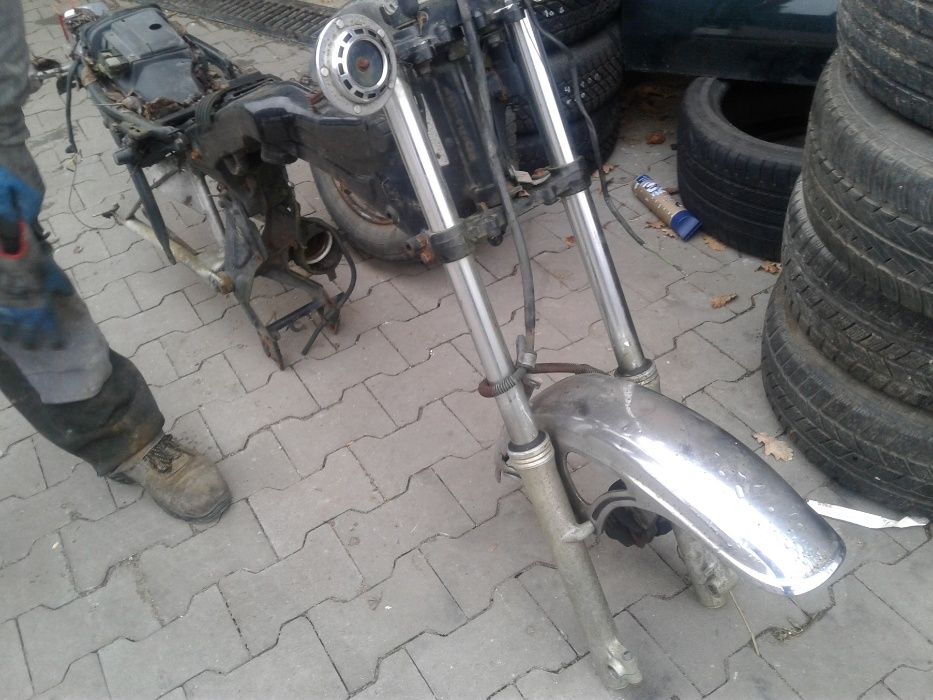 Yamaha XV750 XV 750 Lagi Teleskopy Sztyce Mocowanie Wachlarz Chlapacz