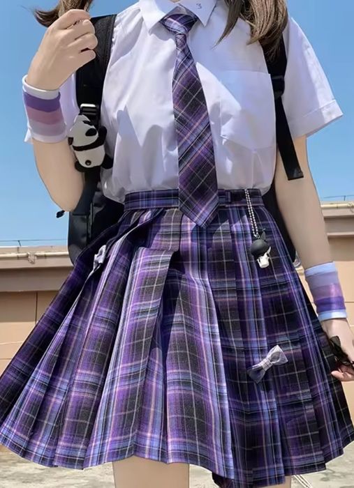 Юбка плиссированная в клетку