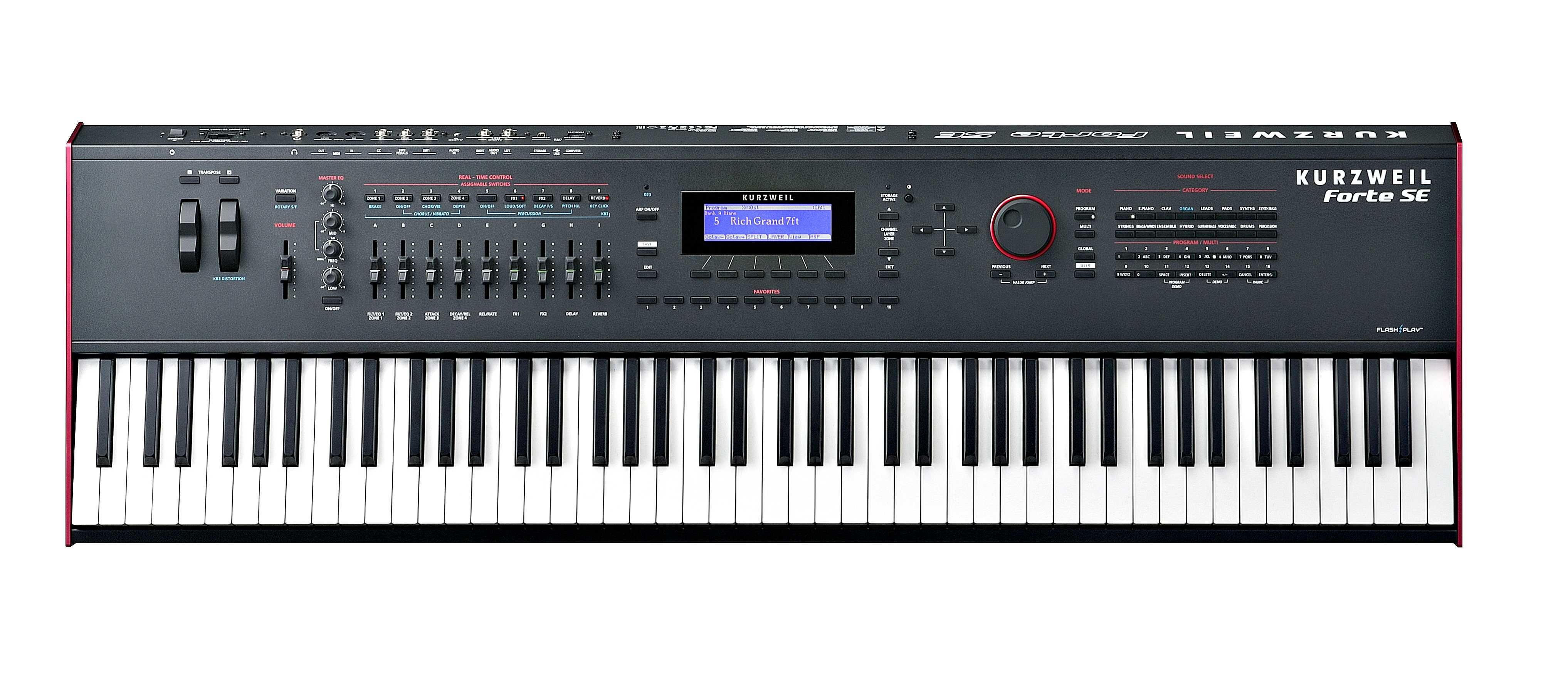 KURZWEIL FORTE SE - Teclado novo com garantia