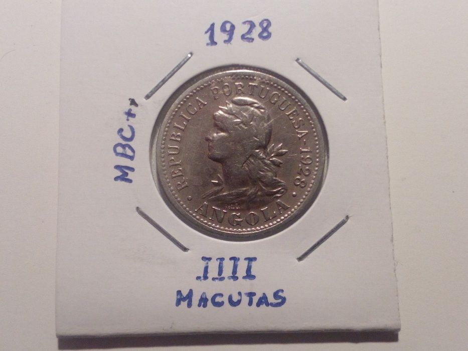 Portugal-Angola IIII Macutas de 1927