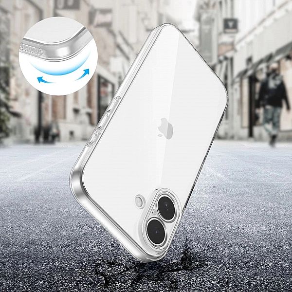 Etui Tech-Protect FlexAir na iPhone 17 - przezroczyste