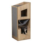 Trixie Elegancki Drapak Dla Kota Tower Citystyle Brązowy 41×38X105Cm