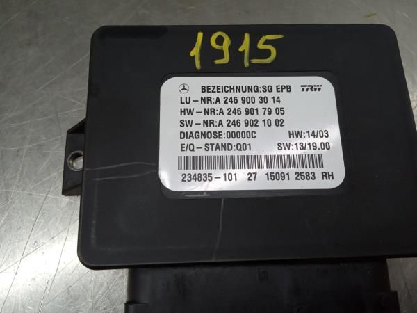 Módulo do travão auto / parque MERCEDES-BENZ Classe A (W176)