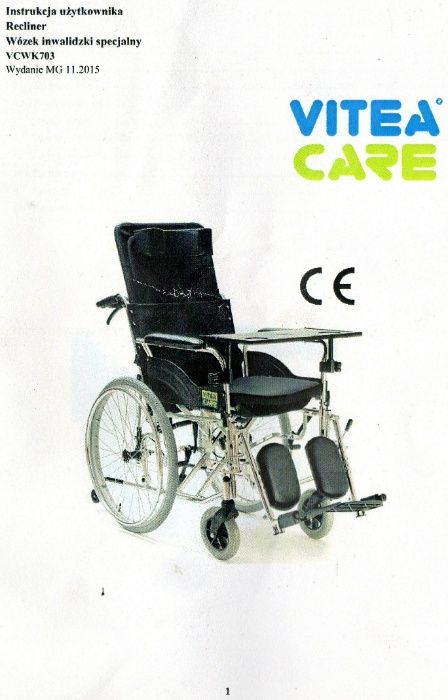 wózek inwalidzki specjalny