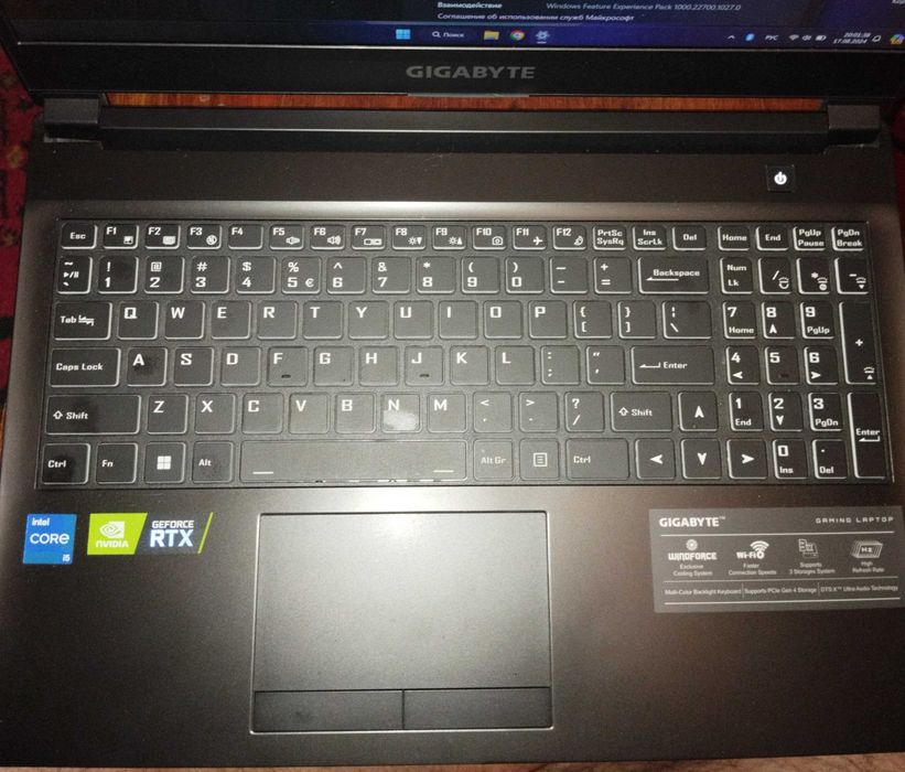 Продам ноутбук Gigabyte G5 GD