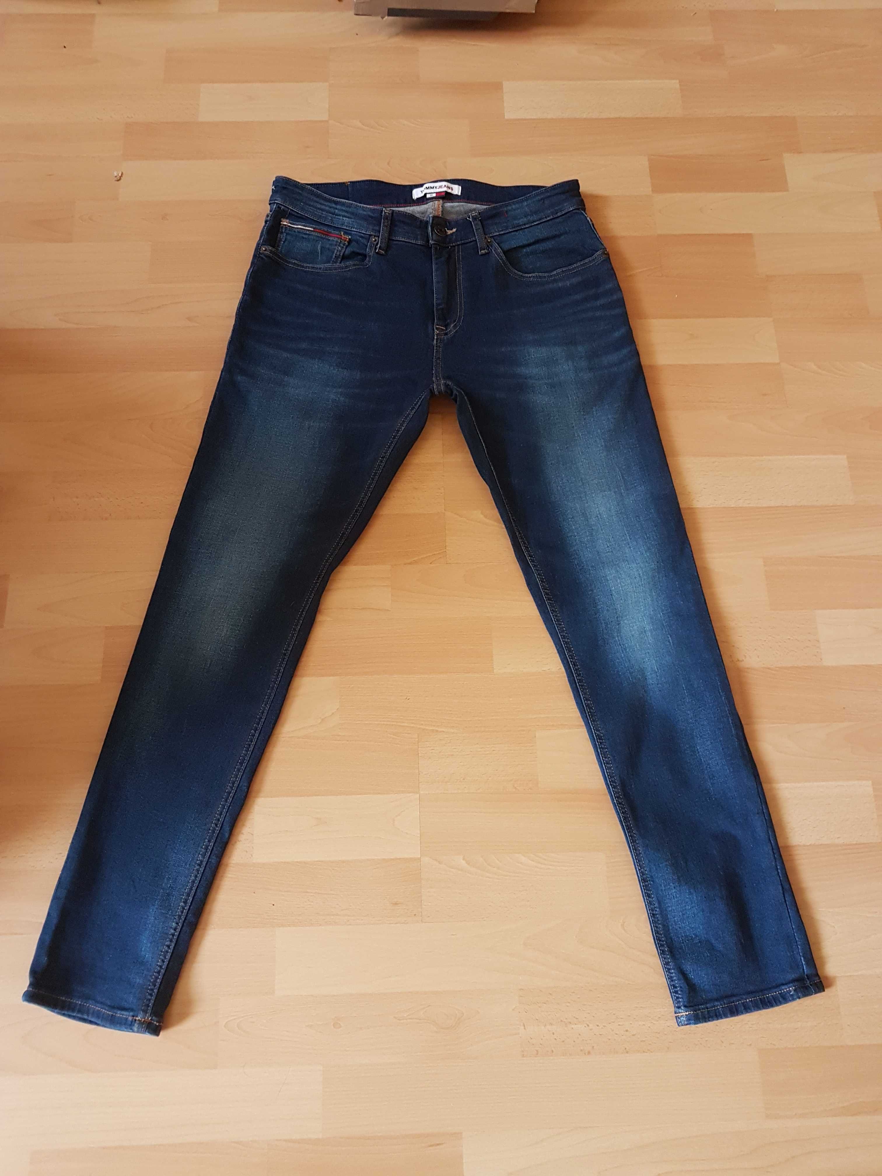 Tommy Hilfiger W31 L32 spodnie jeansowe slim skinny rurki 31/32 NOWE