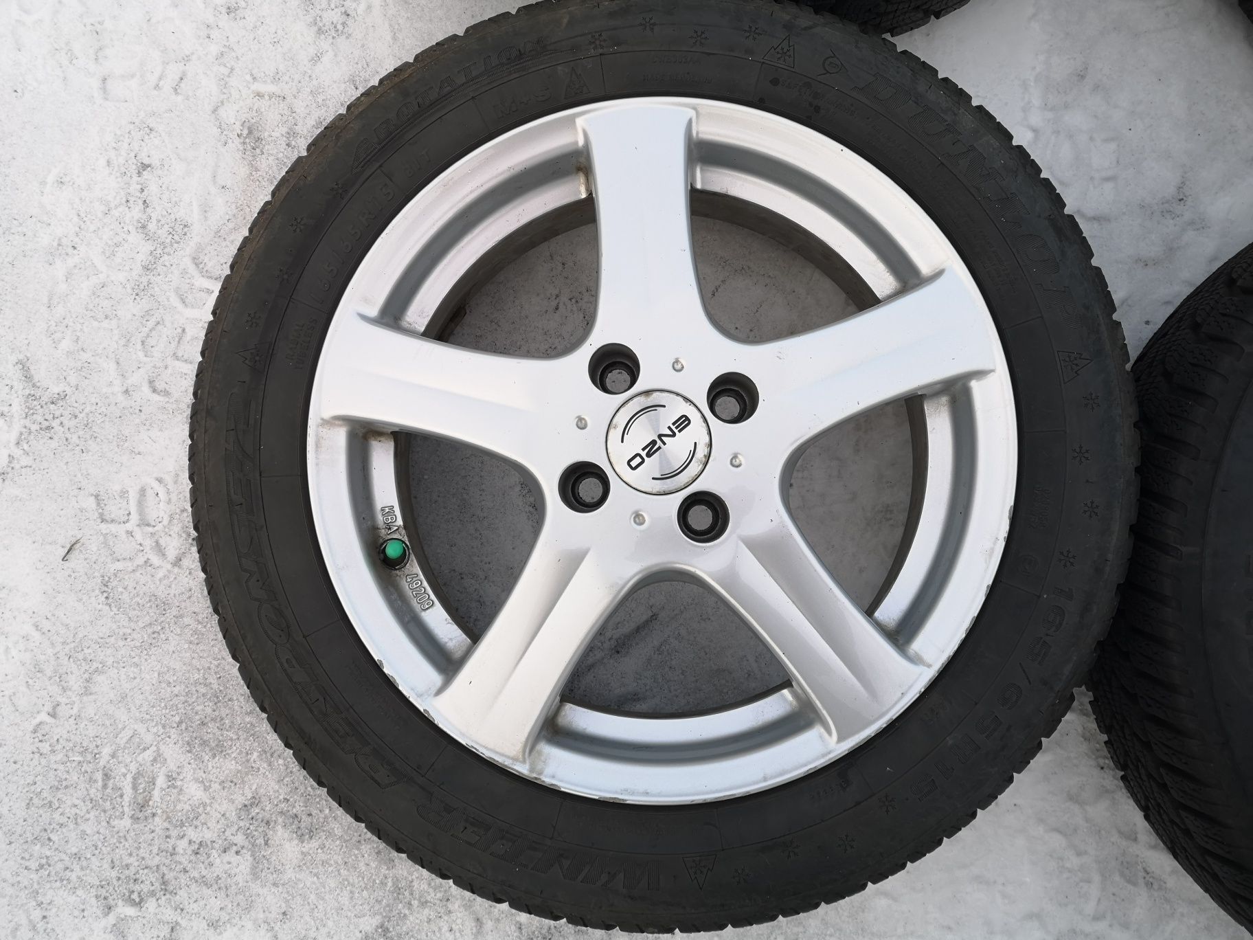 Up felgi aluminiowe 15 KOŁA opony ZIMOWE 165/65R15 Citigo Mii