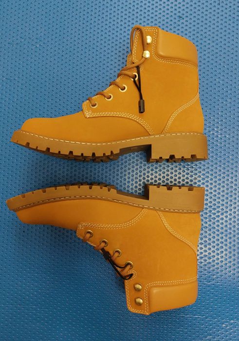 Trapery buty zara damskie nowe brązowe skórzane Timberlake prezent/39