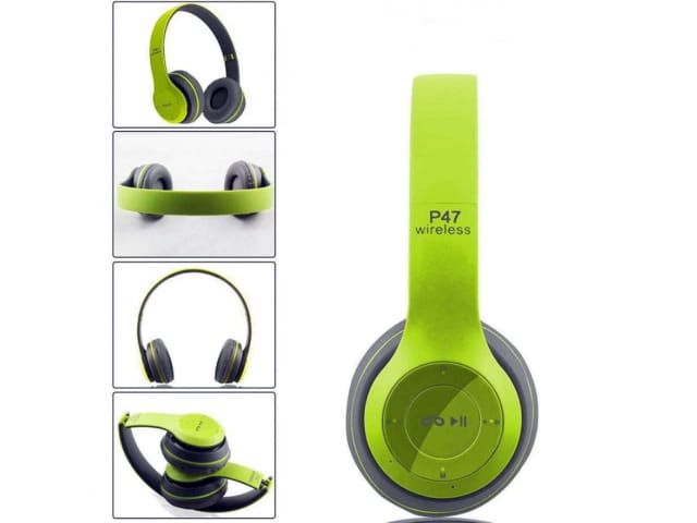 Słuchawki Bluetooth P47 z MP3 i radiem FM - Bezprzewodowe, Wydajne