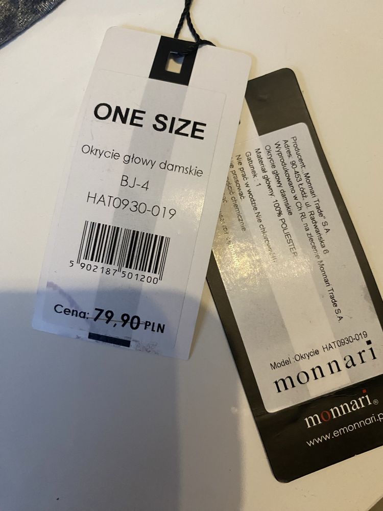 Czapka z daszkiem elegancka wekurowa markowa bejsbolówka damska
