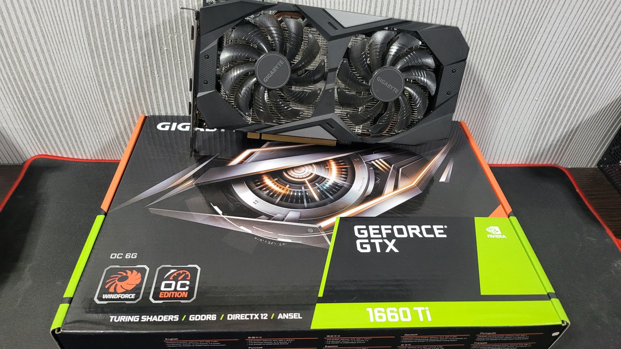 Ігрова відеокарта Gigabyte GTX 1660Ti 6gb 192 bit DDR6