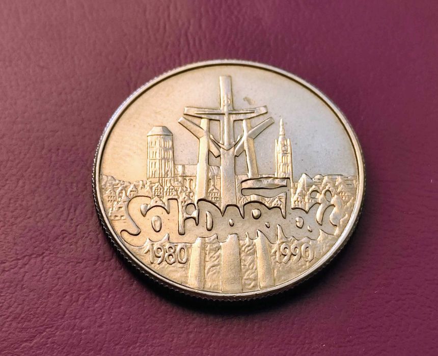 Moneta - 10.000 złotych 1990 - SOLIDARNOŚĆ - Mennicza