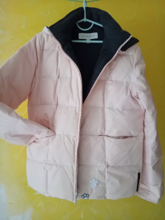 Пуховик  розовый