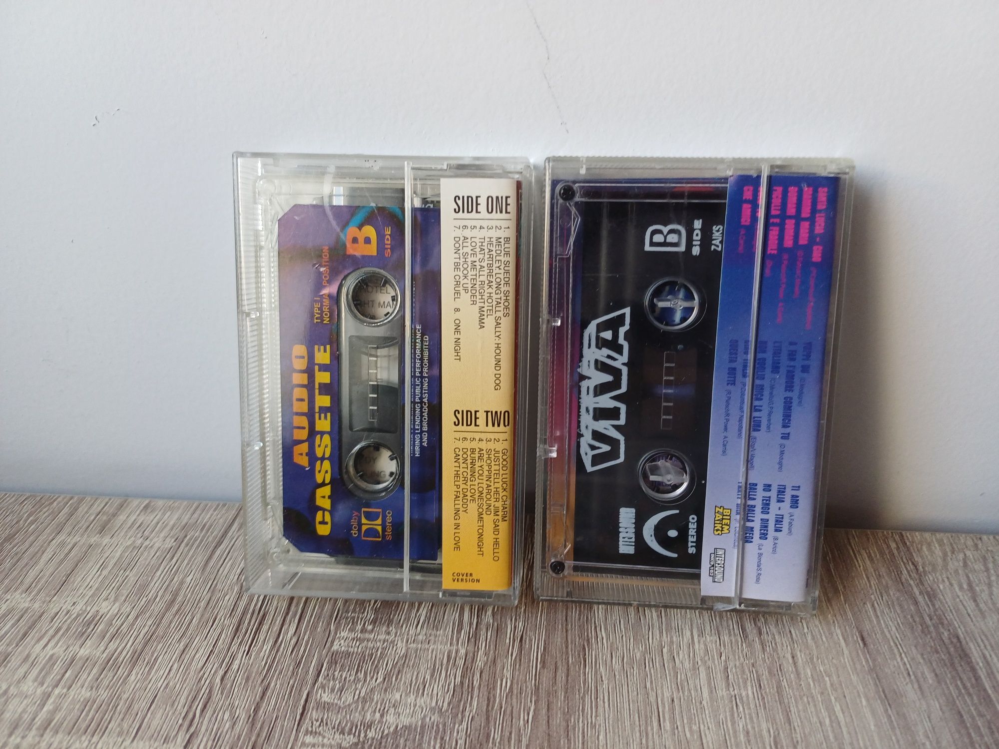 Zestaw dwóch kaset Elvis Presley Viva Italia