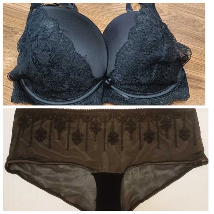 Нереально мереживний бюстгалтер Boux Avenue ліфчик трусики H&M, 46-48