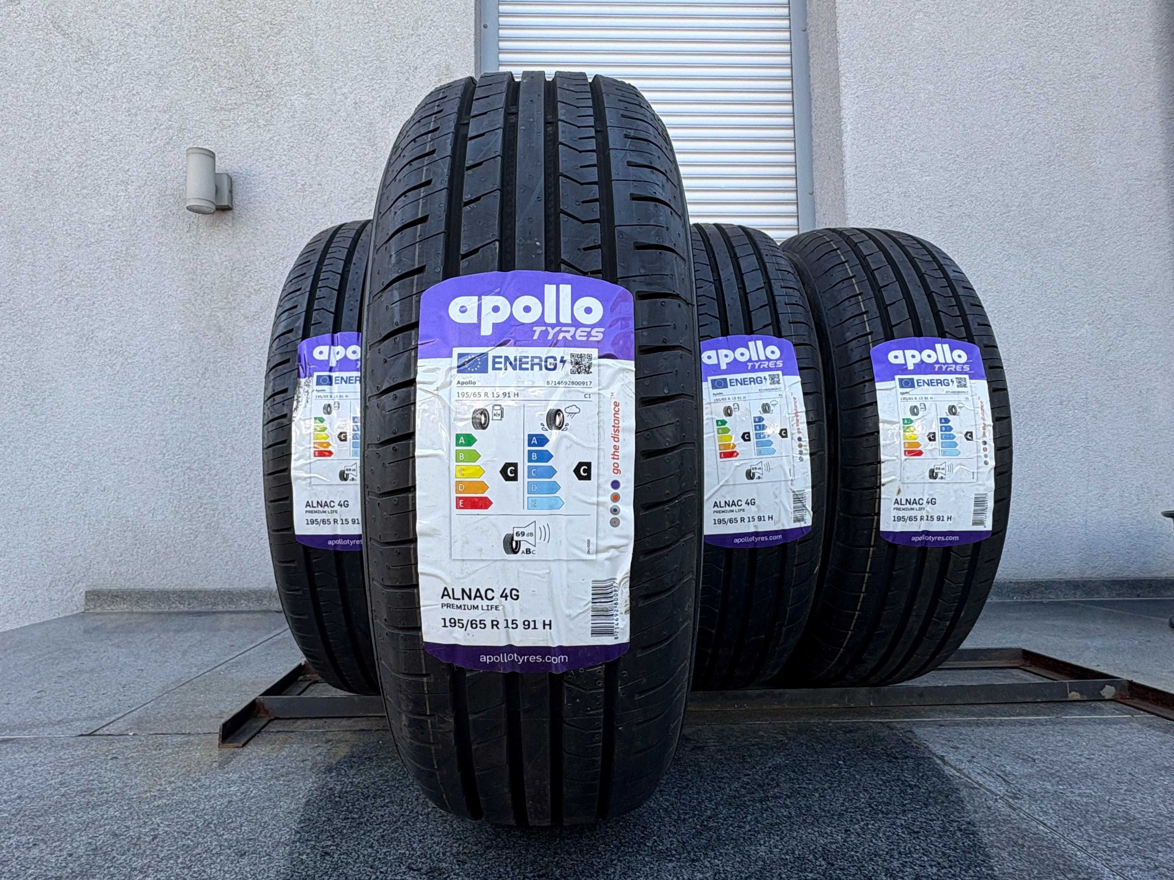 dwie sztuki NOWE Letnie 195/65R15 Apollo Alnac4G 91H  2022r C,C,69db