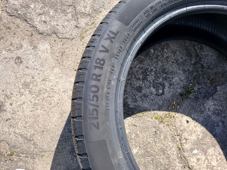 Nowy komplet opon letnich Continental