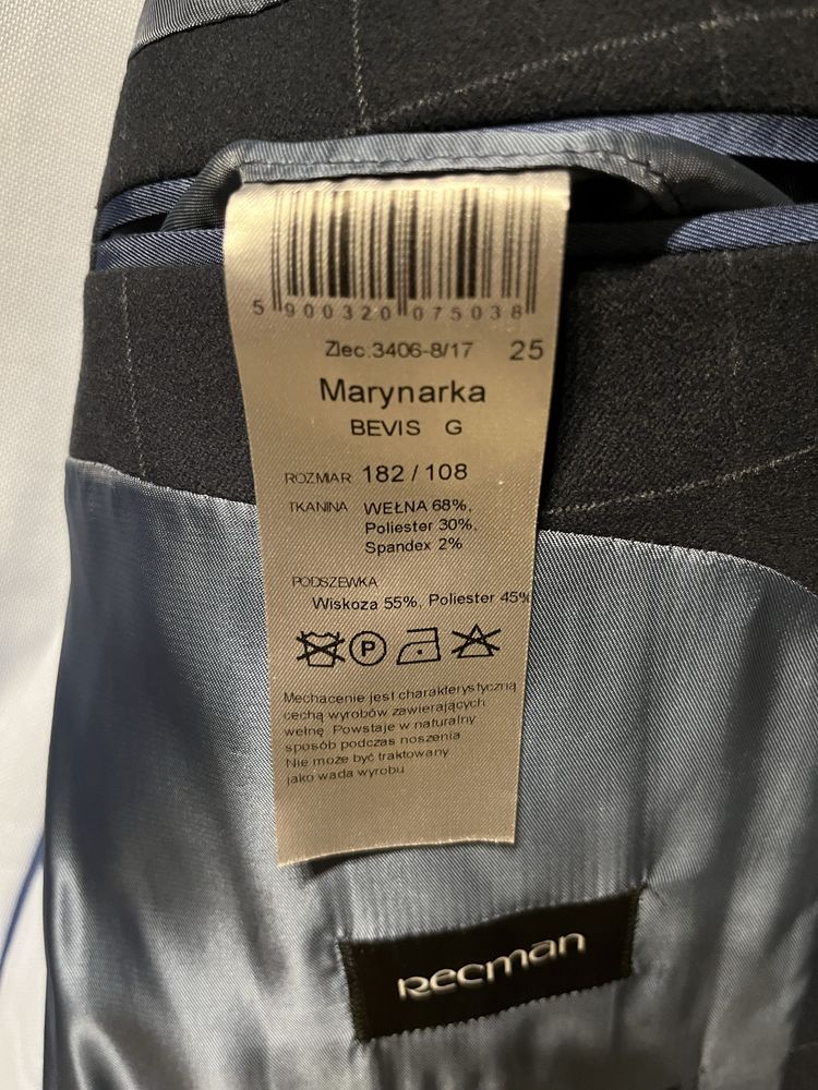 Garnitur męski z koszulą Recman