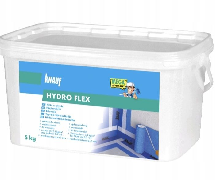 Folia w Płynie Knauf Hydro Flex 5kg Hydroizolacja