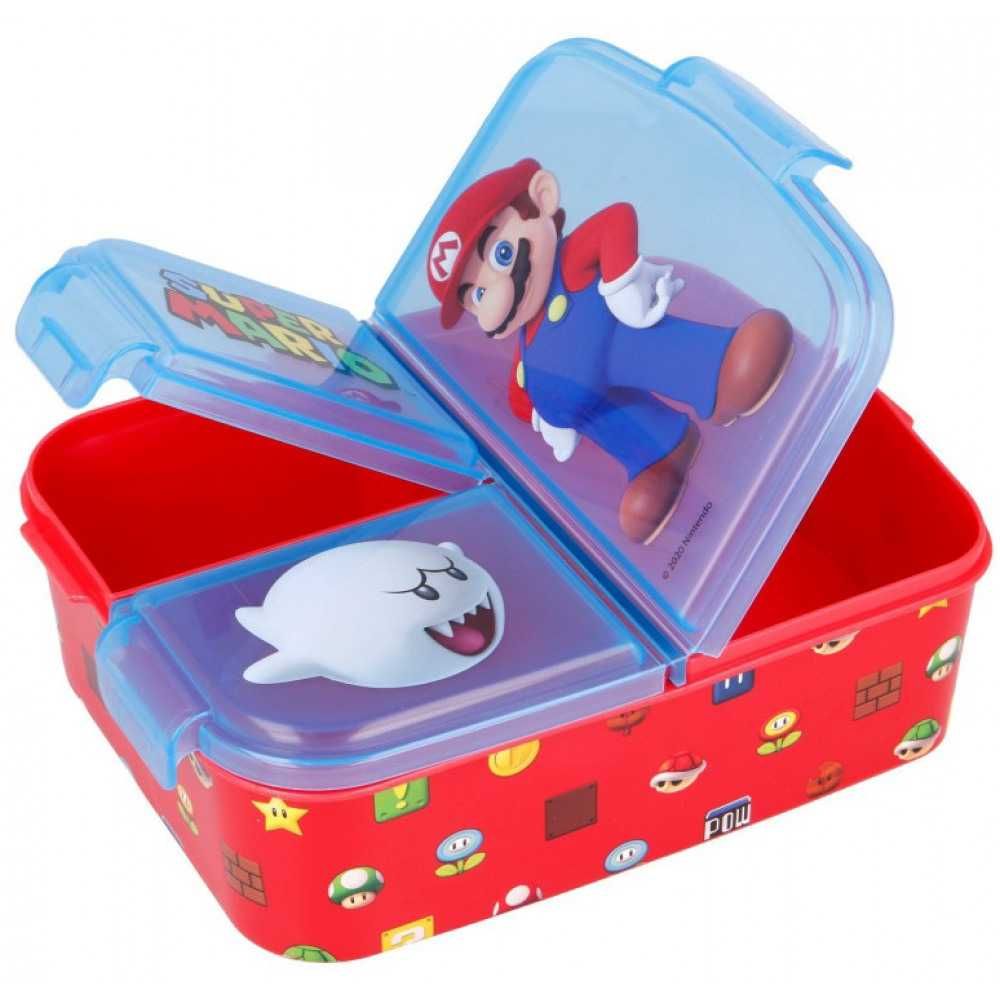 śniadaniówka 3 komorowa -super mario- lunch box przegródki