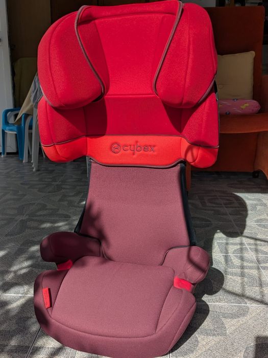 Cadeira Cybex Solution X-fix Red com Isofix integrado