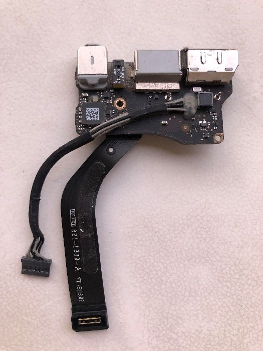 Magsafe board para Macbook Air 13" A1369 com cabo audio IO