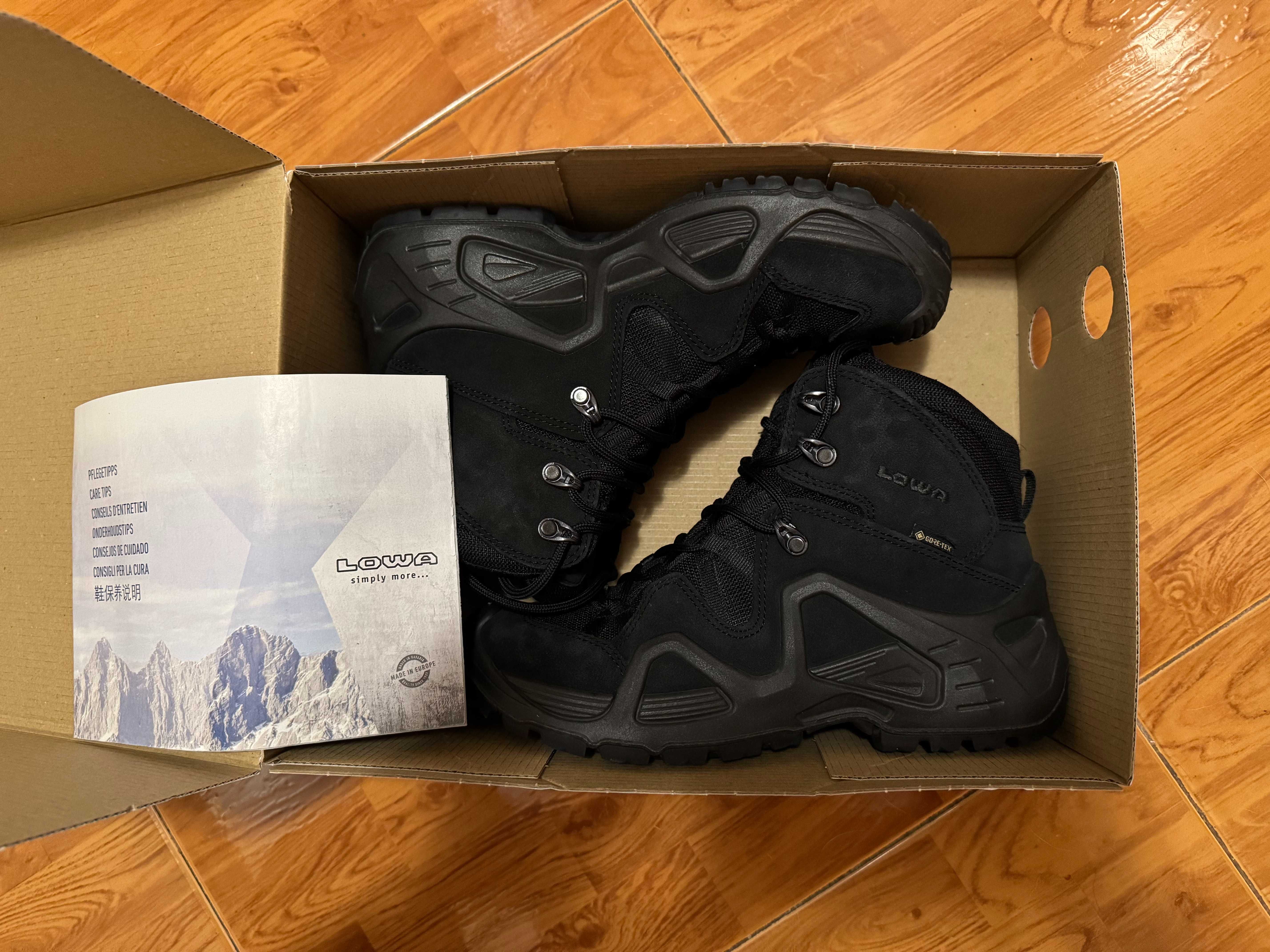 Тактичні черевики Lowa Zephyr GTX MID TF - Black