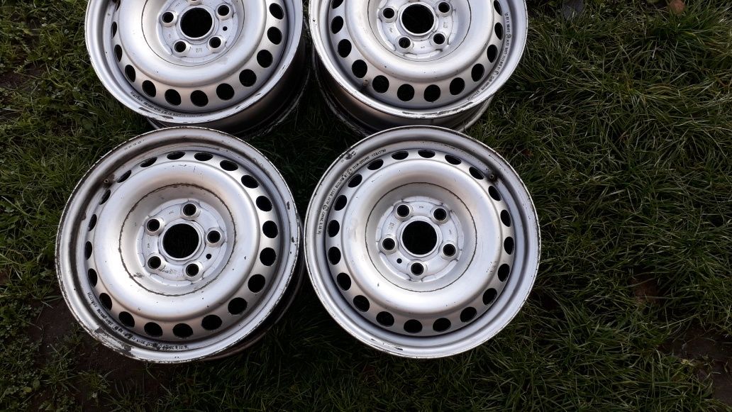 4xfelga stalowa 16" VW/MERCEDES/MAN (5x120 ET62)