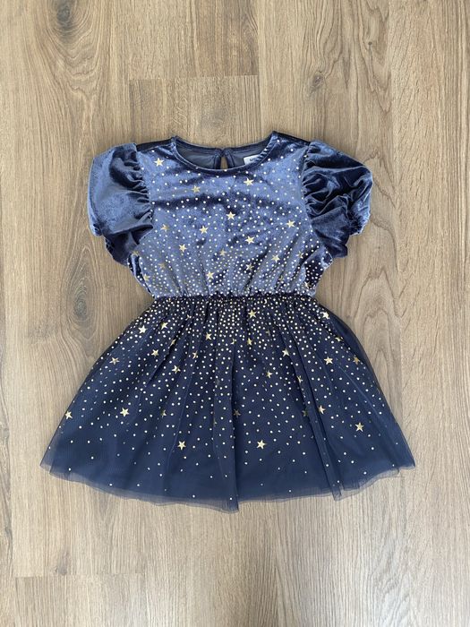 Святкова нарядна бархатна сукня для дівчинки НОВА