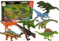Zestaw Figurki Dinozaury Kolorowe 8 Szt, Leantoys