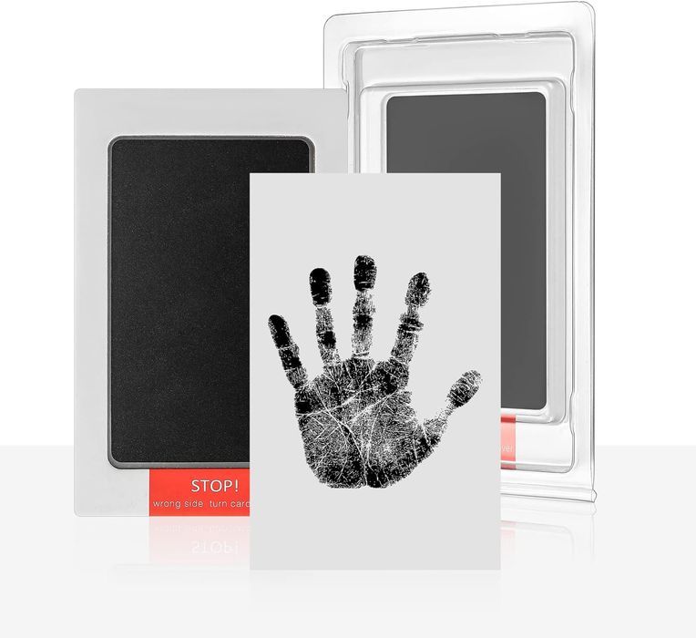 Odcisk Rąk Stópek Dziecka Pamiątka Podkładka Tusz Niebrudzący Zestaw