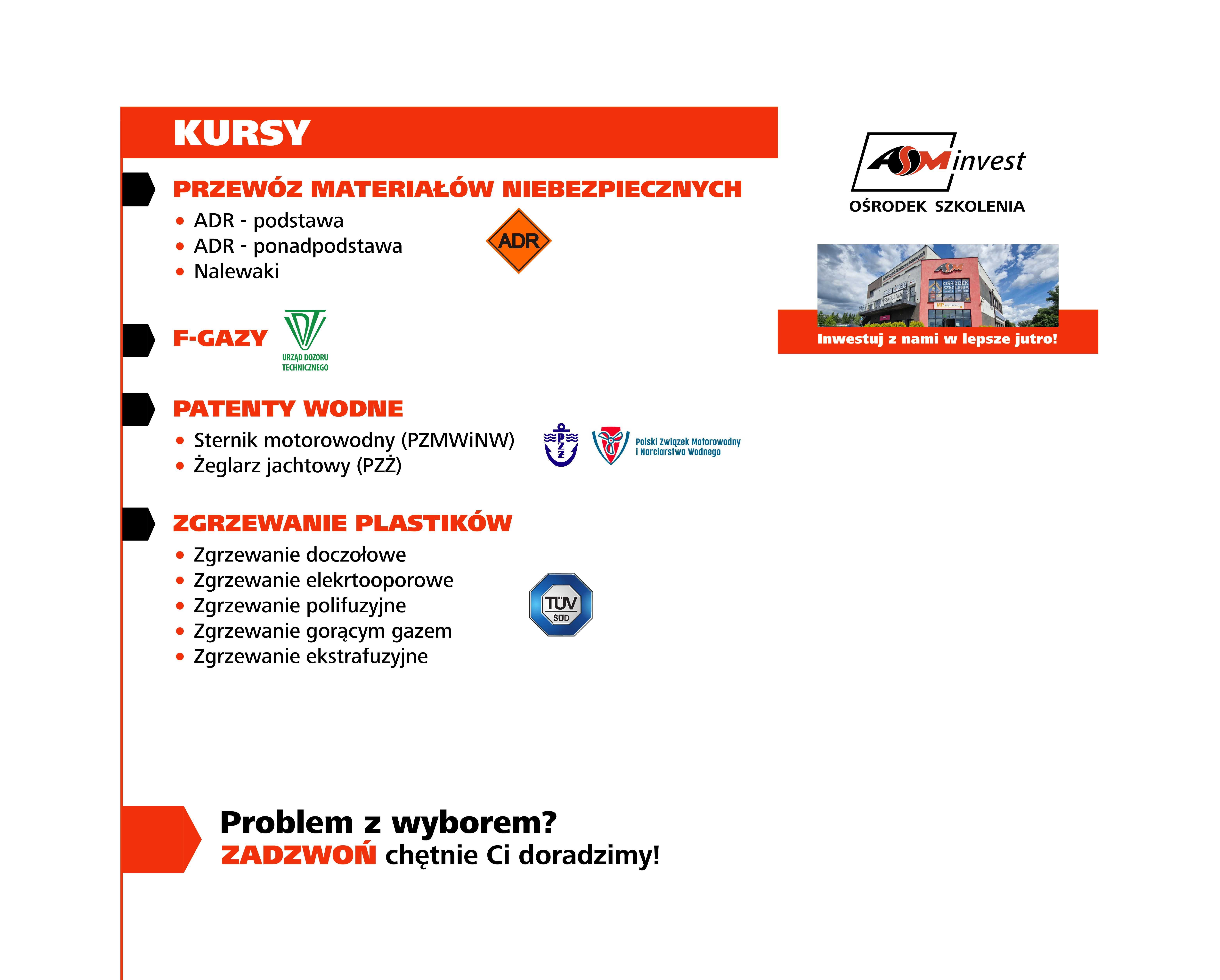 Kursy operatorów - Koparkoładowarka Koparka, Ładowarka klasy 1 i 3