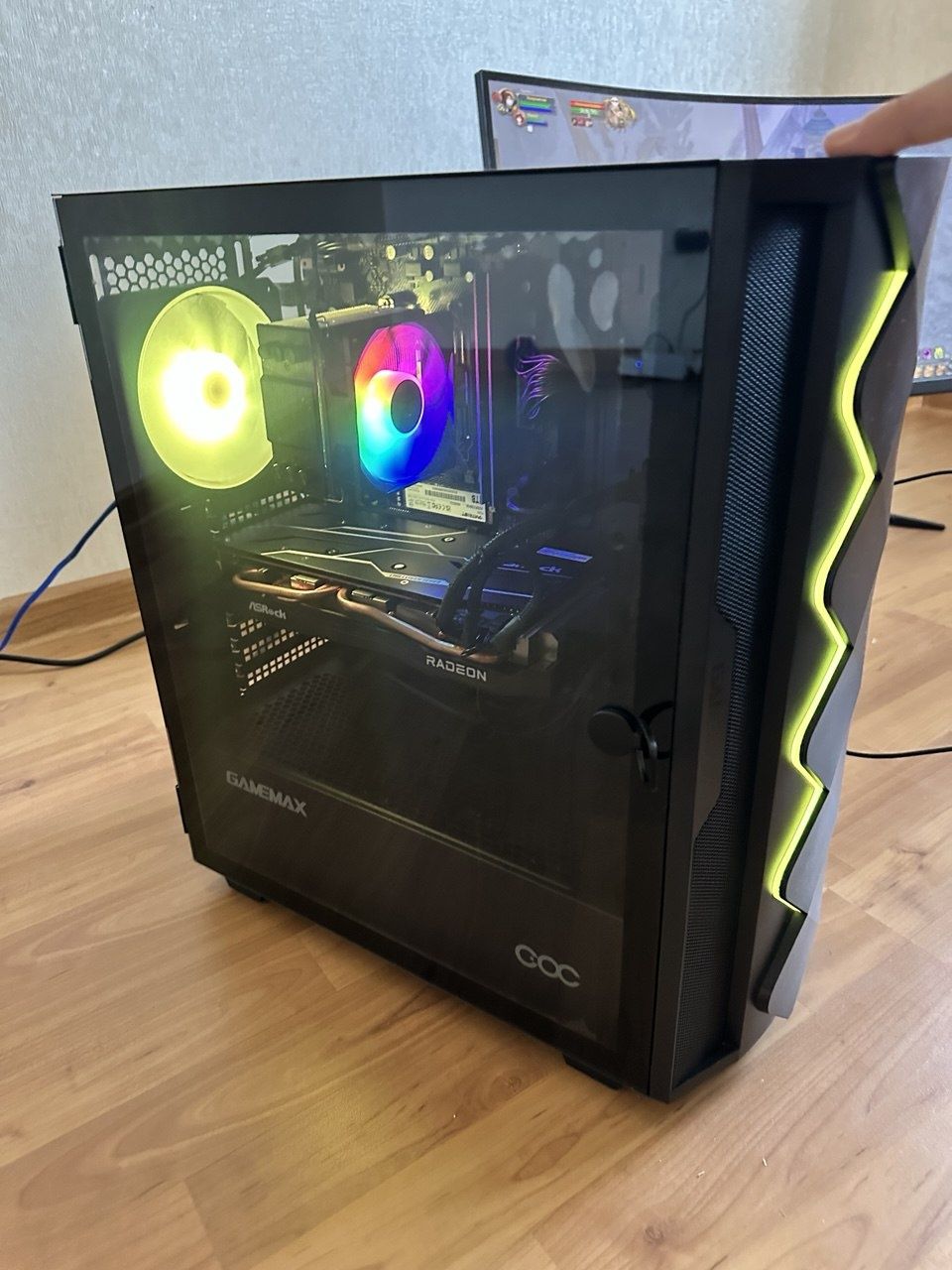 Продам Ryzen 5 5600, 6700xt, 32Gb