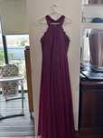 Vestido longo roxo