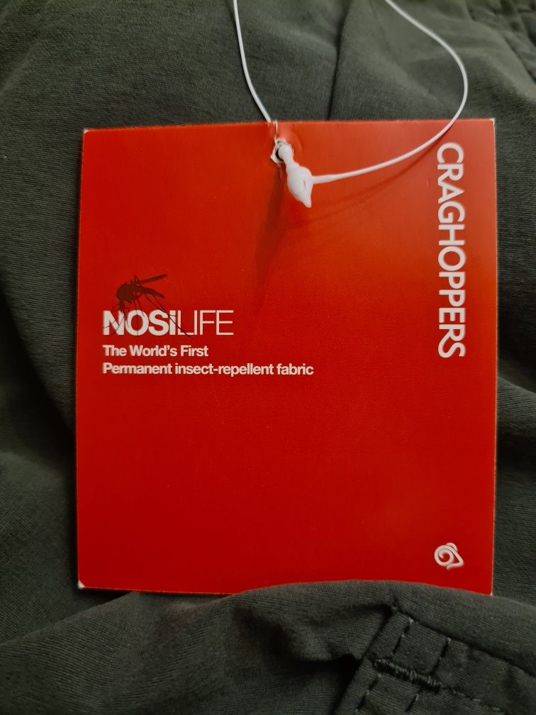 Spodnie turystyczne "NOSILIFE" przeciw owadom roz. L, UK 32", 81cm