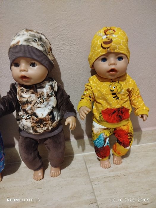 Zestaw ubranek dla lalki bobas Baby born