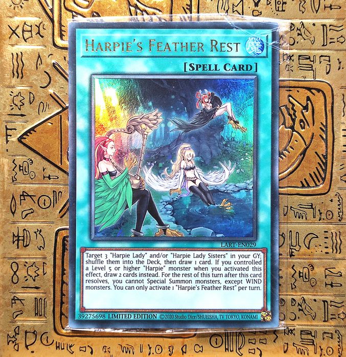 Harpie's Feather Rest - Edição Limitada Yugioh