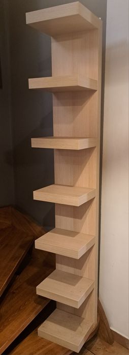 Rezerwacja regał ikea lack dąb bejcowany na biało