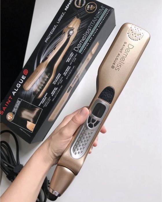 Паровий випрямляч для волосся Demeliss Saint Algue