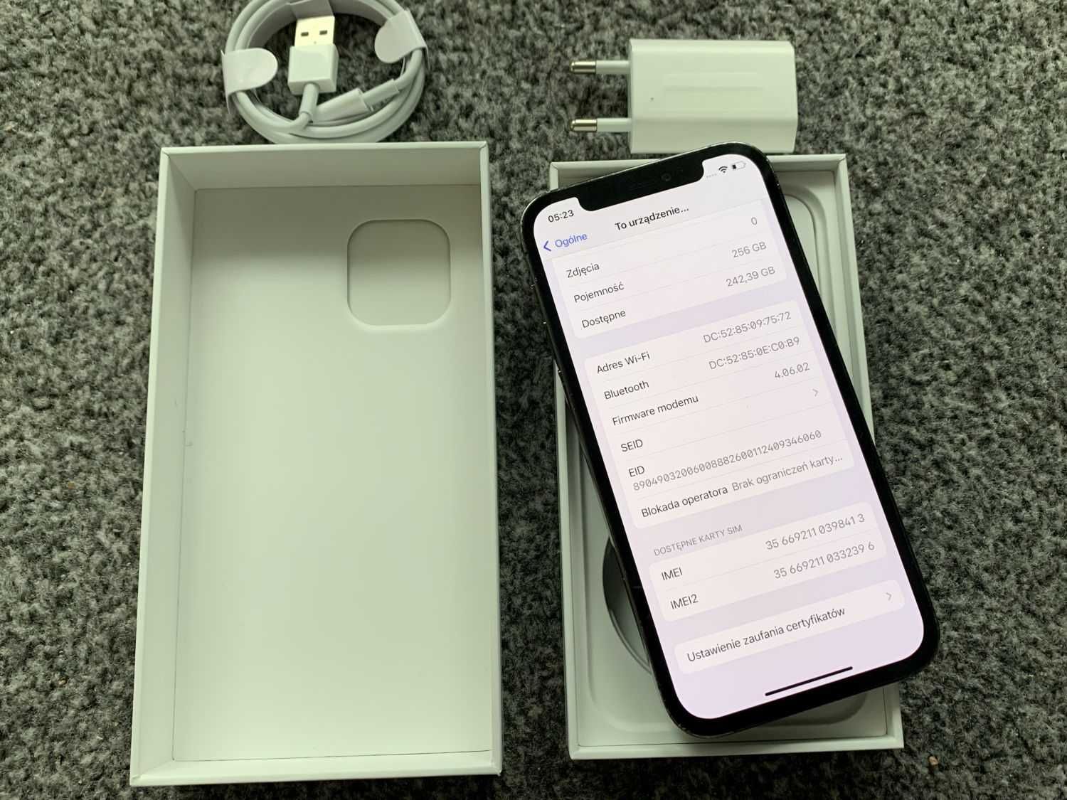 iPhone 12 Pro 256GB SPACE GREY SZARY Grafitowy Bateria 98% Gwarancja