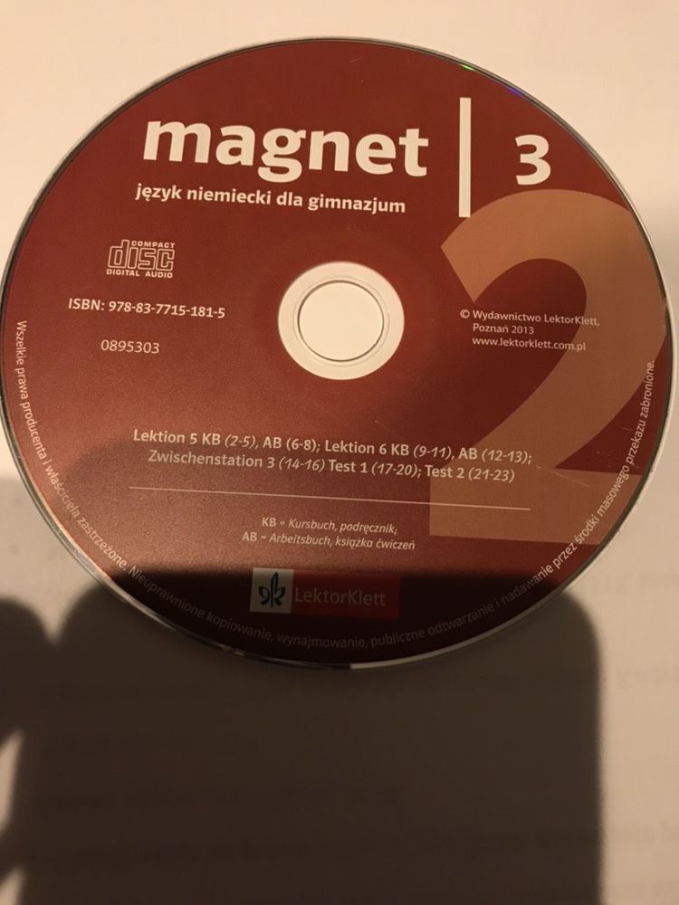 Płyta CD Magnet 3 część 2 niemiecki